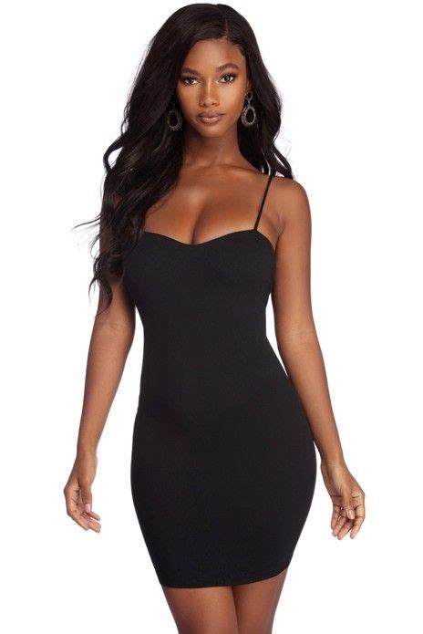 Sultry Styles Mini Dress Beautiful Black Women Bodycon Dress Fashion