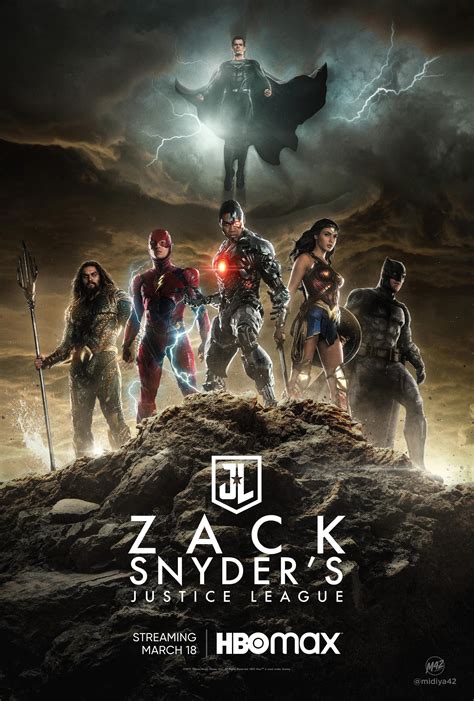 fan made i made a new zack snyder s justice league poster r dc cinematic