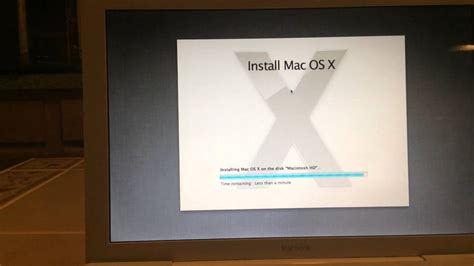 Installing Mac Os X Lion On A Late 2006 Macbook Youtube