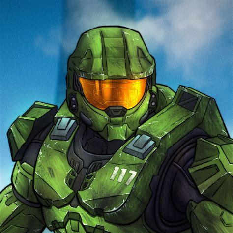 Master Chief Halo Fandoms Artwork Fictional Characters Work Of Art