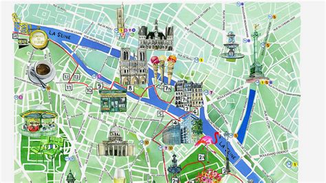 Detailed Map Of Paris Neighborhoods