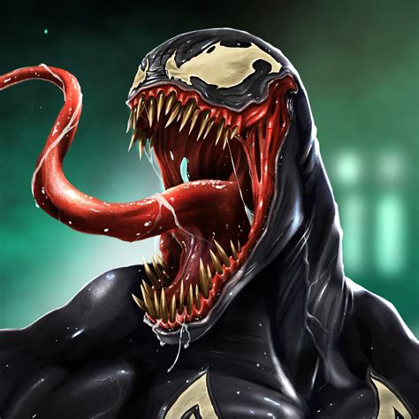 Download 2932x2932 Wallpaper Venom Villain Pop Culture Art Ipad Pro