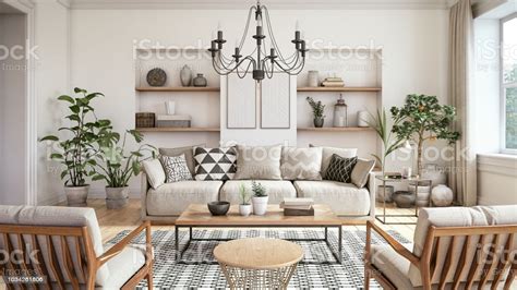 It is quite intuitive and feels more like a game than an architectural or interior design application. Modern Scandinavian Living Room Interior 3d Render Stock ...
