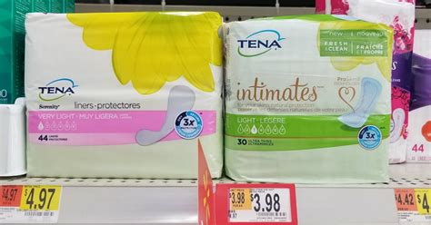 Tena Incontinence Ultra Thin Pads Only 098 At Walmart Printable Coupons