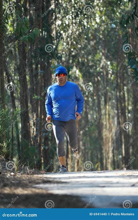 Middle Age Man Running Stock Photo Image Of Mediterranean 6941440