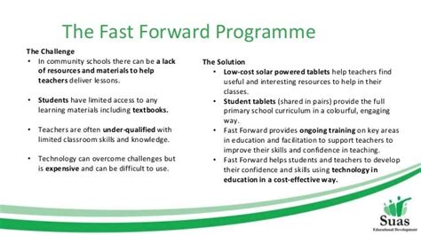 The Fast Forward Programme Overviewmay16