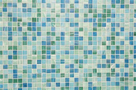 Mosaic Tiles In Green Turquoise Blue Stock Image Image Of Line