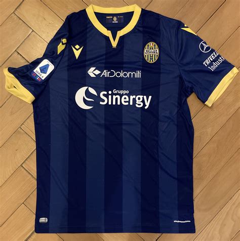 Hellas Verona Fc Home Football Shirt 2019 2020 Sponsored By Sinergy