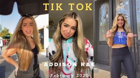 Addison Rae Tiktok Compilation February 2020 Youtube