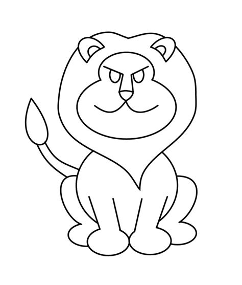 The Best Free Lion Head Drawing Images Download From