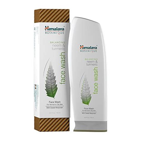 Himalaya Botanique Face Wash Enriched With Neem And Turmeric Purifies The Skin And Keep It Clean