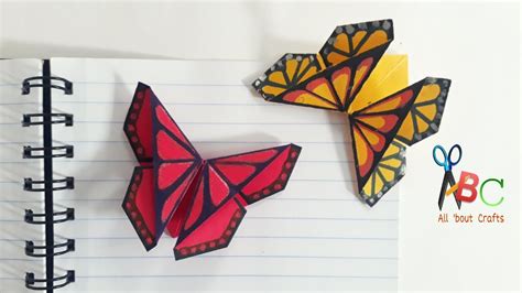 Butterfly 🦋 Bookmark 🔖diy Easy Paper Origami Beautiful