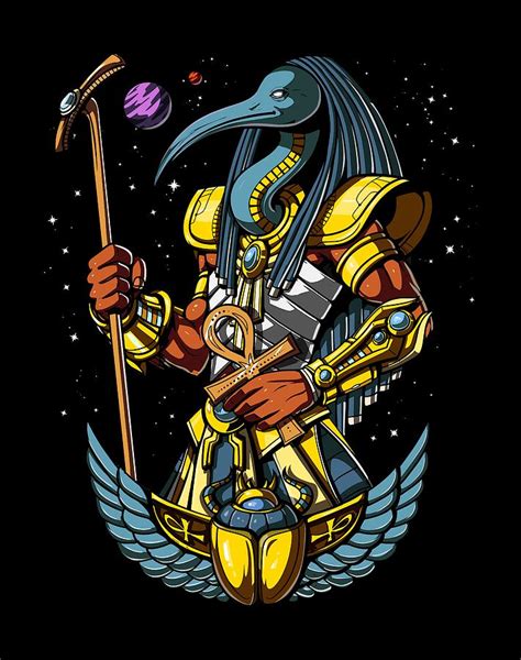 Egyptian God Thoth By Nikolay Todorov Ubicaciondepersonascdmxgobmx
