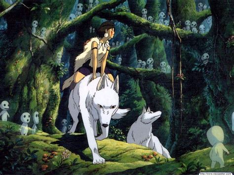 A battle for the future of earth will be fought in this magical forest. Princess Mononoke - Studio Ghibli Movies
