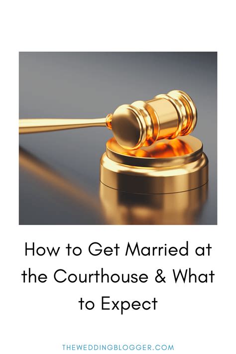 How To Get Married At The Courthouse And What To Expect Blogger Wedding