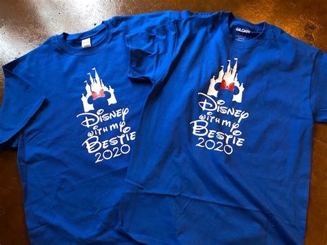 Best Friends Besties Matching Shirts Disney With My Bestie Etsy