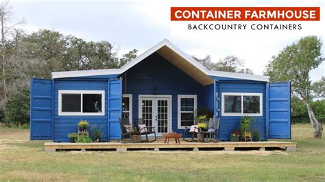 Modern Farmhouse Shipping Container Home By Backcountry Containers