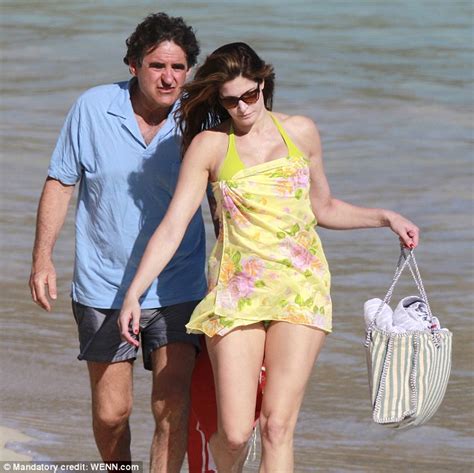 Stephanie Seymour Abandons Her Bikini Top On Another Day In The St Barts Sun Daily Mail Online