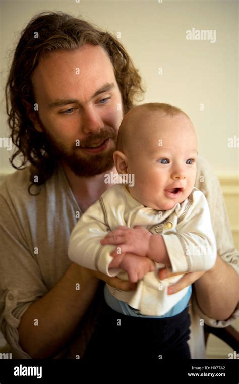 Father Holding Boy Hi Res Stock Photography And Images Alamy