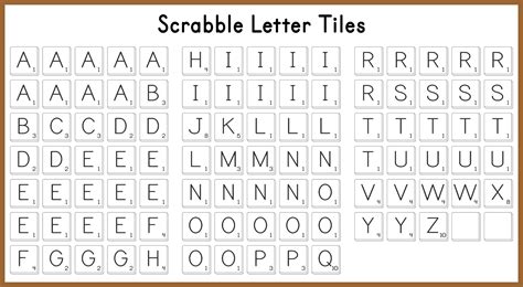 These solid wood pieces easily. 8 Best Images of Printable Scrabble Tiles Board - Free ...