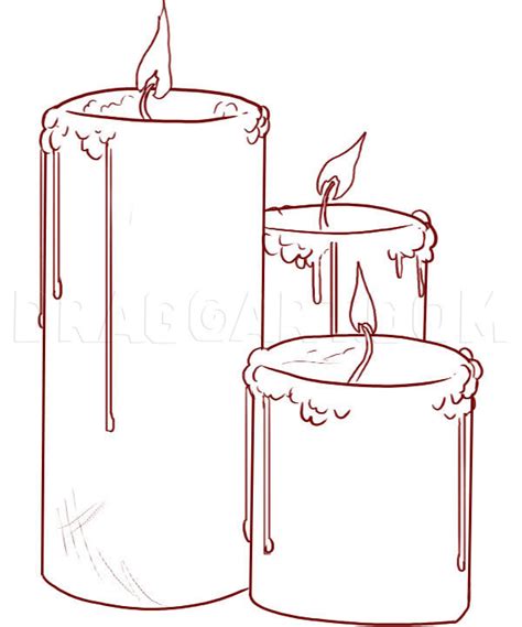 Feb 13, 2020 · how to draw a burning candle step 1: How To Draw Candles, Step by Step, Drawing Guide, by Dawn ...
