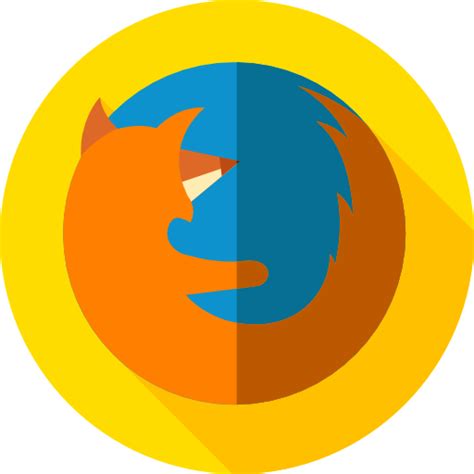Firefox Flat Circular Flat Icon