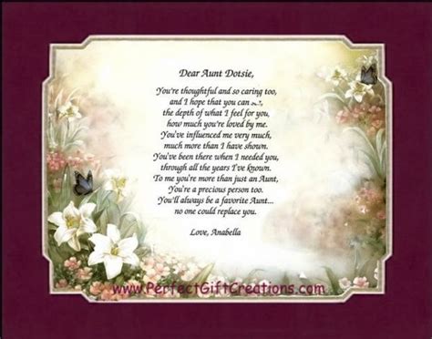 To my dear aunt, you are an incredible woman. Poems For My Aunt On Mothers Day - Mothers Day Poems For ...