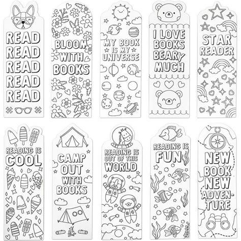 Draw a custom skateboard by hand. 24-Pack Color Your Own Bookmarks, 24 Designs Encourage ...