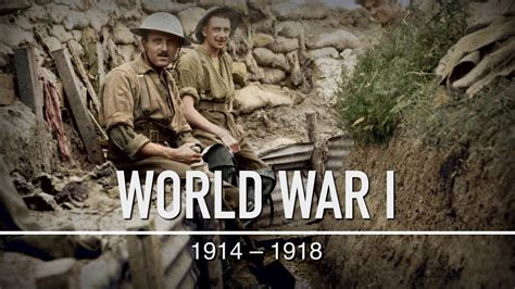The First World War The War To End War Ww1 Documentary Youtube