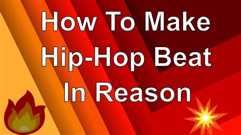 How To Make Hip Hop Beat In Reason Youtube