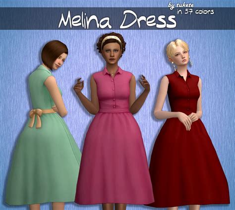 Melina Dress Sims 4 Mods Clothes Sims Sims 4