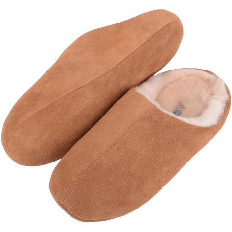 Mens Sheepskin Mule Slipper Soft Sole Hudson Snugrugs