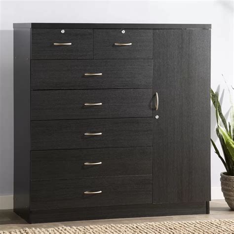 Wardrobe storage ideas to make finding an outfit a breeze. Roselyn 7 Drawer Gentleman's Chest in 2020 | Drawers ...