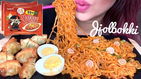 Asmr eating with yang soobin no.8. ASMR *NEW SPICY CHEWY FIRE NOODLES | SAMYANG JJOLBOKKI ...