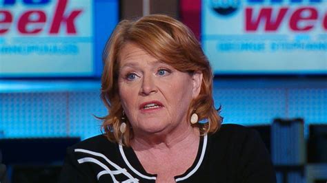 Former Dem Sen Heidi Heitkamp I Think They Need A Cooling Off Period
