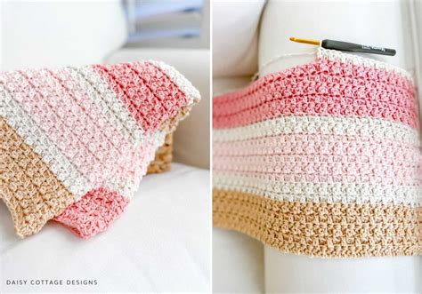Baby Girl Crochet Blanket Pattern Daisy Cottage Designs