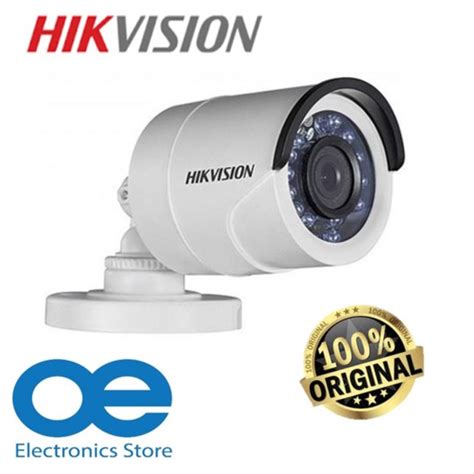 hikvision ds 2ce16d0t ipf 2mp turbo hd 3 6mm indoor outdoor ir bullet cctv camera shopee malaysia