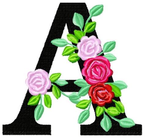 Roses Floral Two Whole Entire Alphabets Garden Flag Monogram Etsy