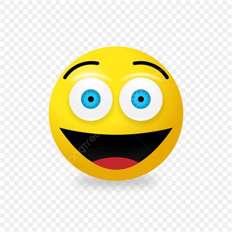 Gambar Ilustrasi Emoji Kuning Wajah Smiley Lucu 3d 3d Imut Tersenyum