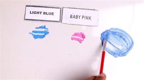 Mix Color Light Blue And Baby Pink Youtube