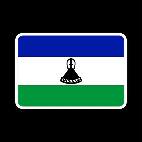 Premium Vector Lesotho Flag Official Colors And Proportion Vector