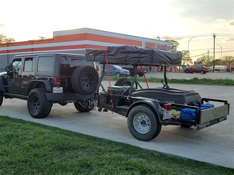 Nice basic compact multi-purpose utility trailer camper with an ...