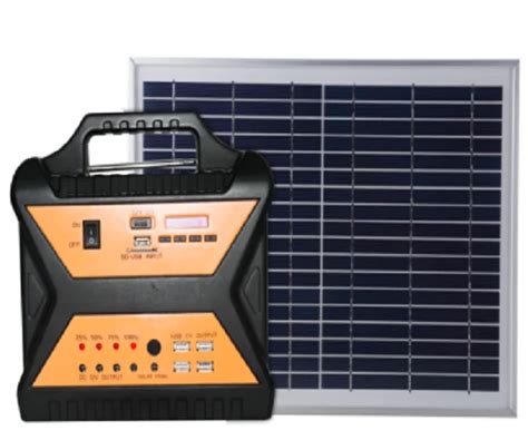 Mini Portable Small Solar Generators 12v Dc 10w Home Solar Power System