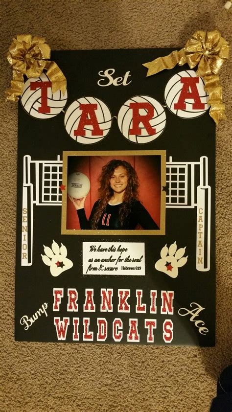 Volleyball Senior Poster 2017 | Senior night posters, Volleyball senior