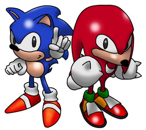Sonic And Knuckles By 2ultimatezwarrior2 On Deviantart