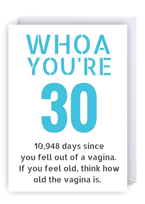 Maybe you would like to learn more about one of these? Funny 30th Birthday Card. WHOA You're 30!