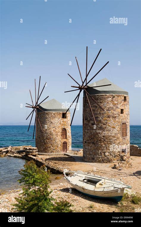 Windmills Chios Hi Res Stock Photography And Images Alamy
