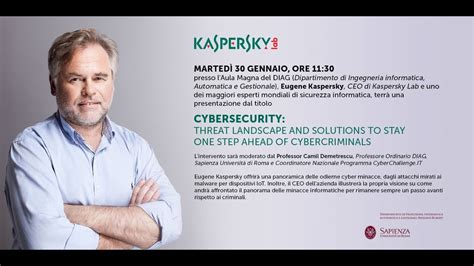 Eugene Kaspersky Cybersecurity Youtube