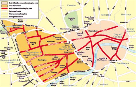 London Congestion Charge's Boundary Zone - CChargeLondon.co.uk