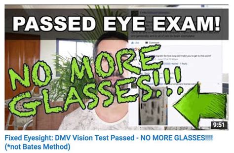 Back To 2020 Emily Passes Dmv Vision Test